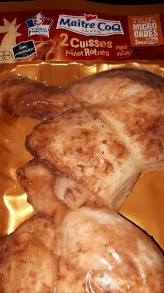 cuisse poulet rotie