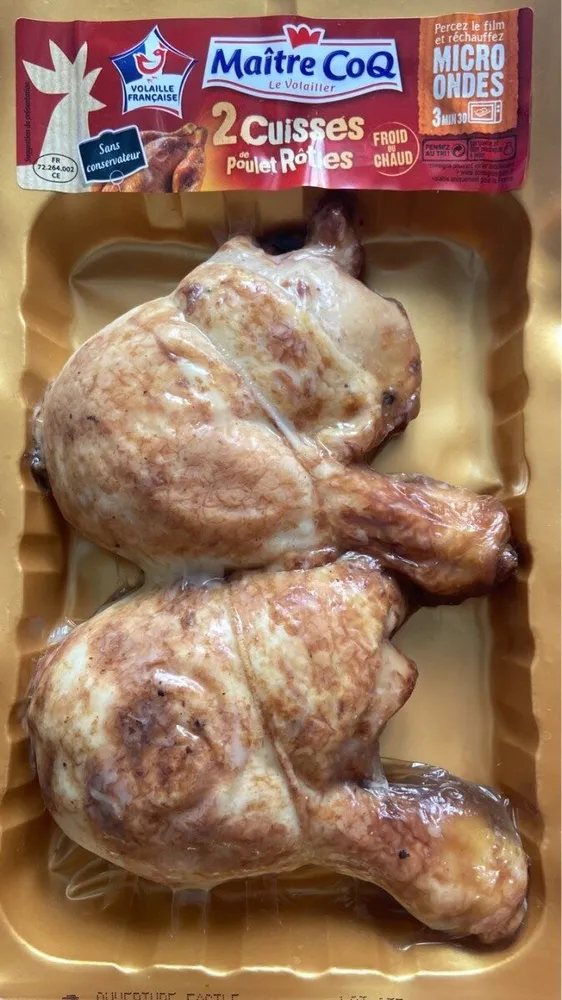 Cuisses de poulet rôties