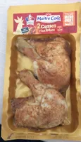 2 cuisses de poulet roties