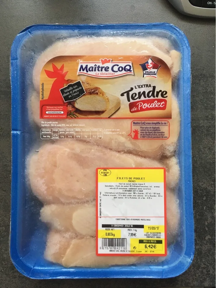 L’extra tendre de poulet