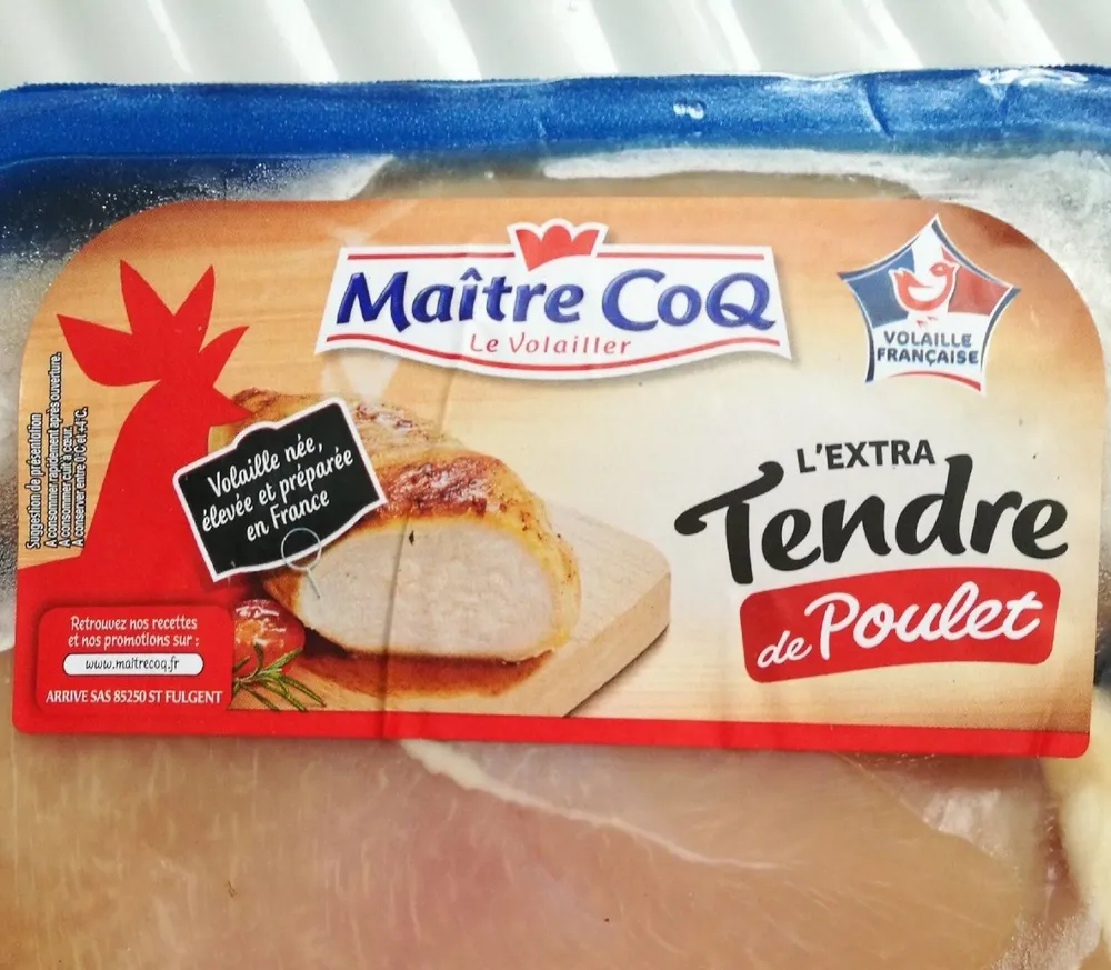 Extra tendre de poulet