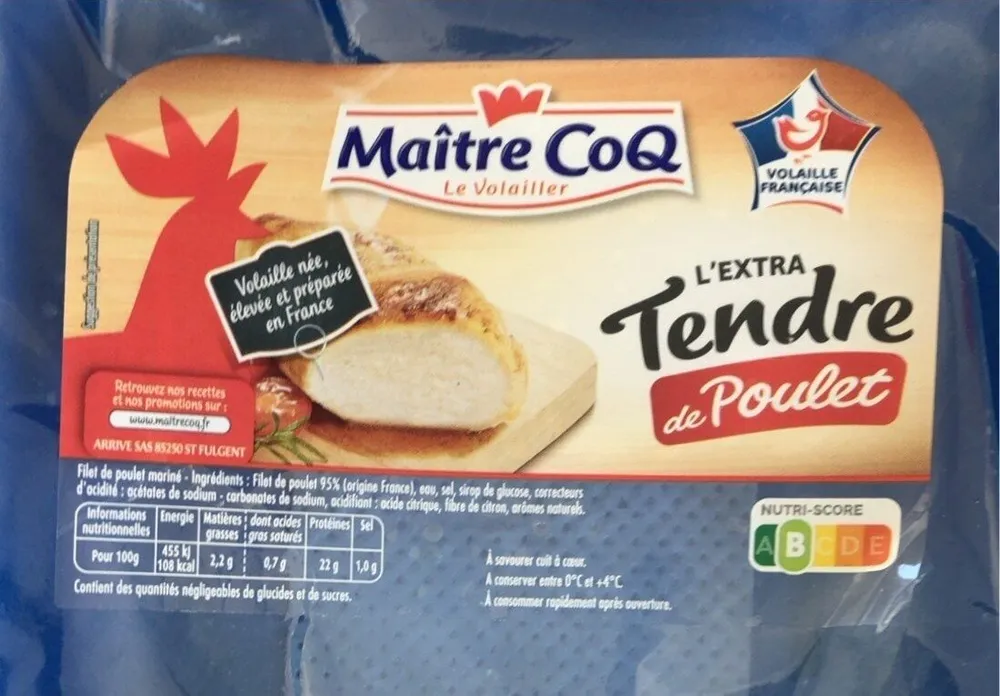 L’extra tendre de poulet