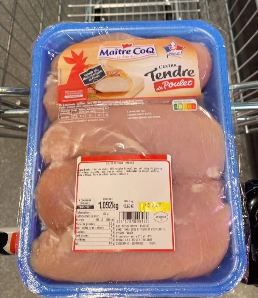 L’extra tendre de poulet