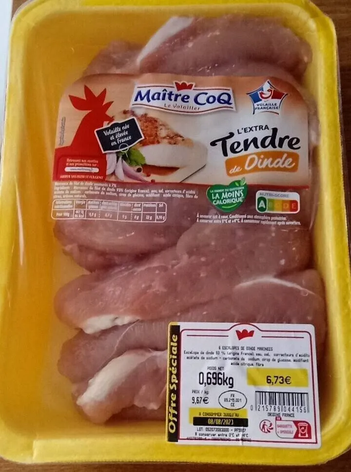 Escalope de dinde extra tendre