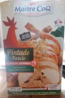 Pintade farcie aux morilles et vieil armagnac