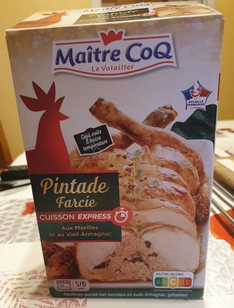 Pintade semi désossé farcie