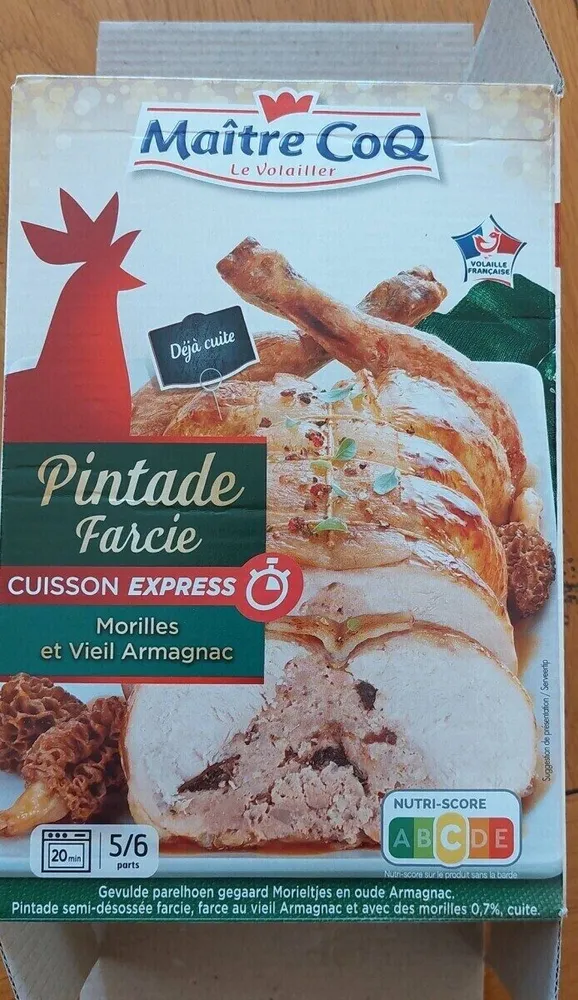 Pintade farcie