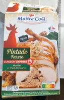 Pintade farcie morilles et vieil armagnac
