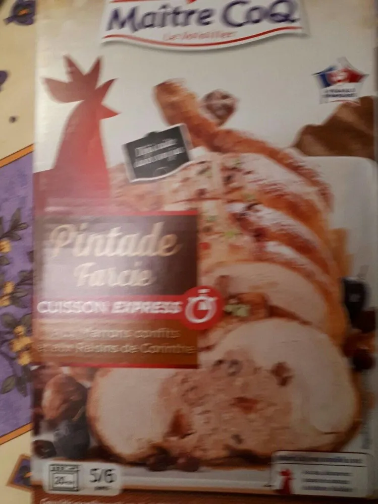pintade farcie