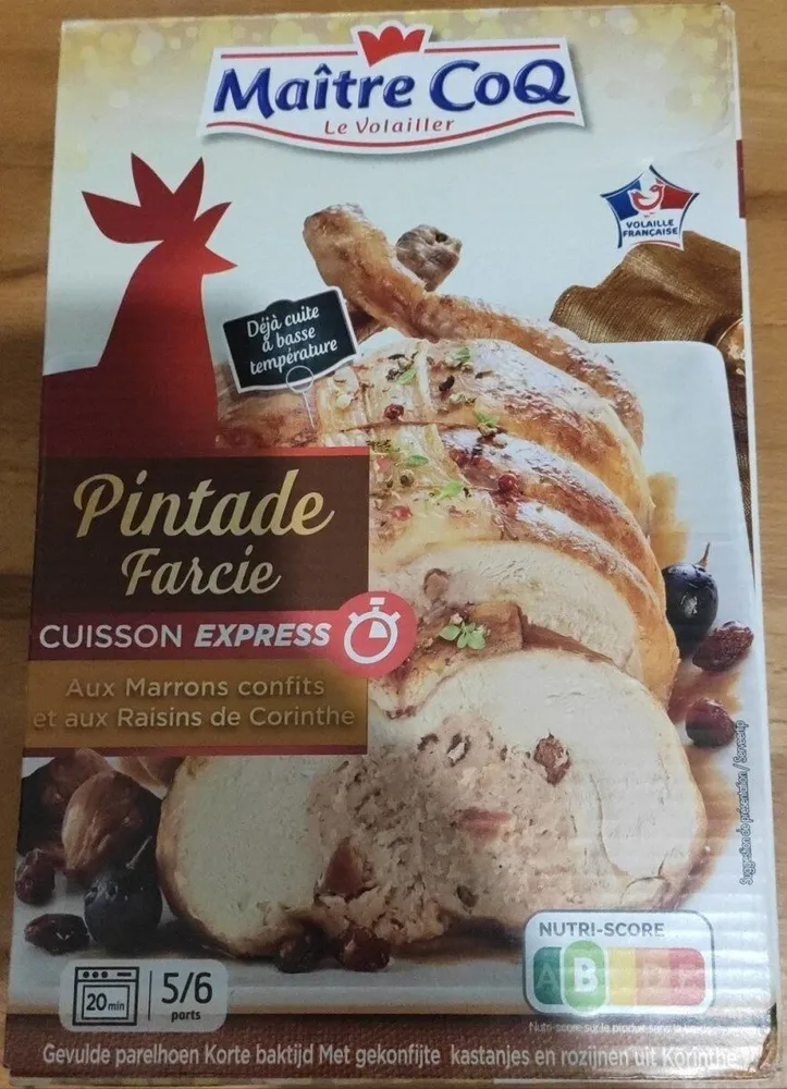 Pintade farcie