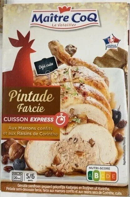 Pintade Farcie cuisson express
