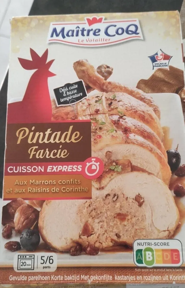 Pintade semi désossée