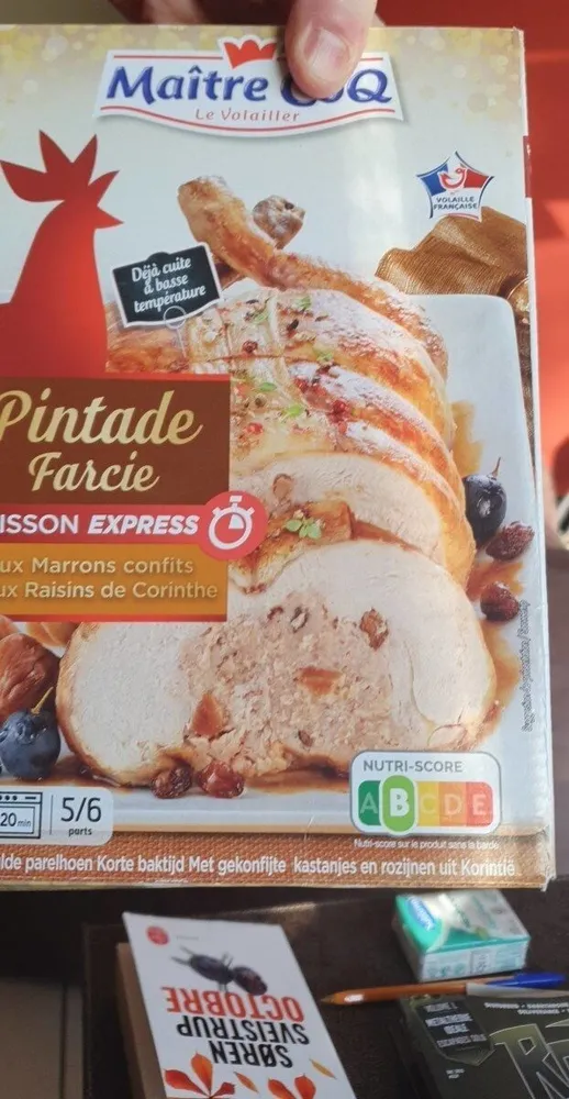 Pintade farcies