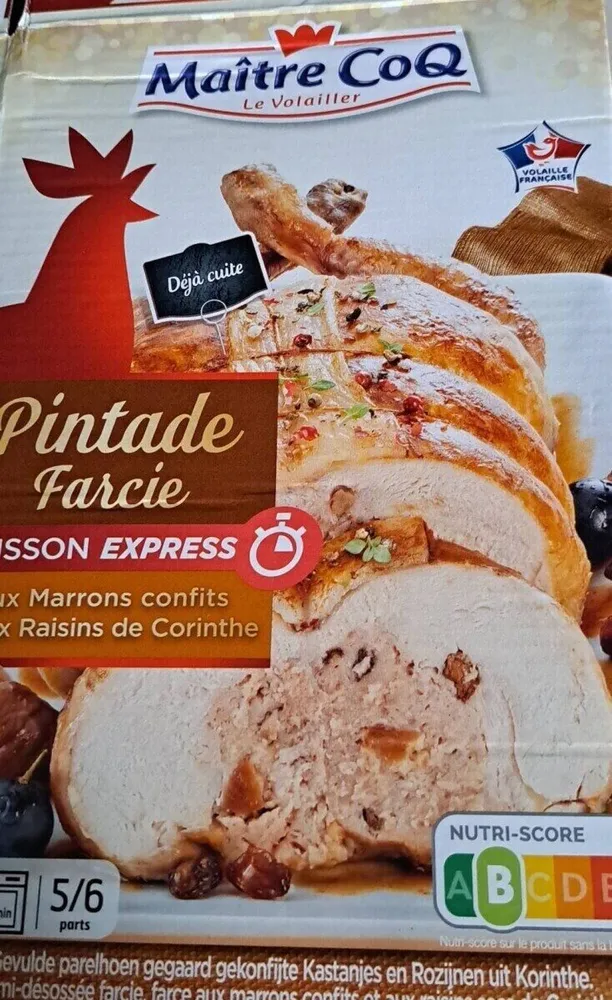 Pintade farcie