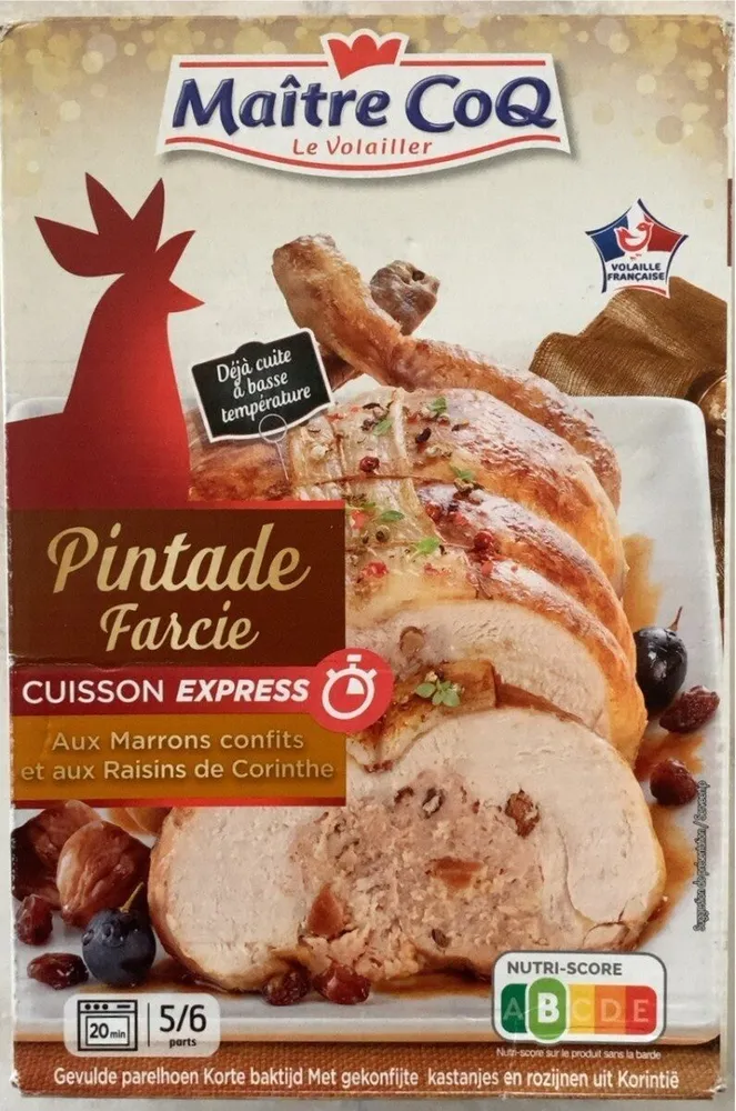 Pintade farcie