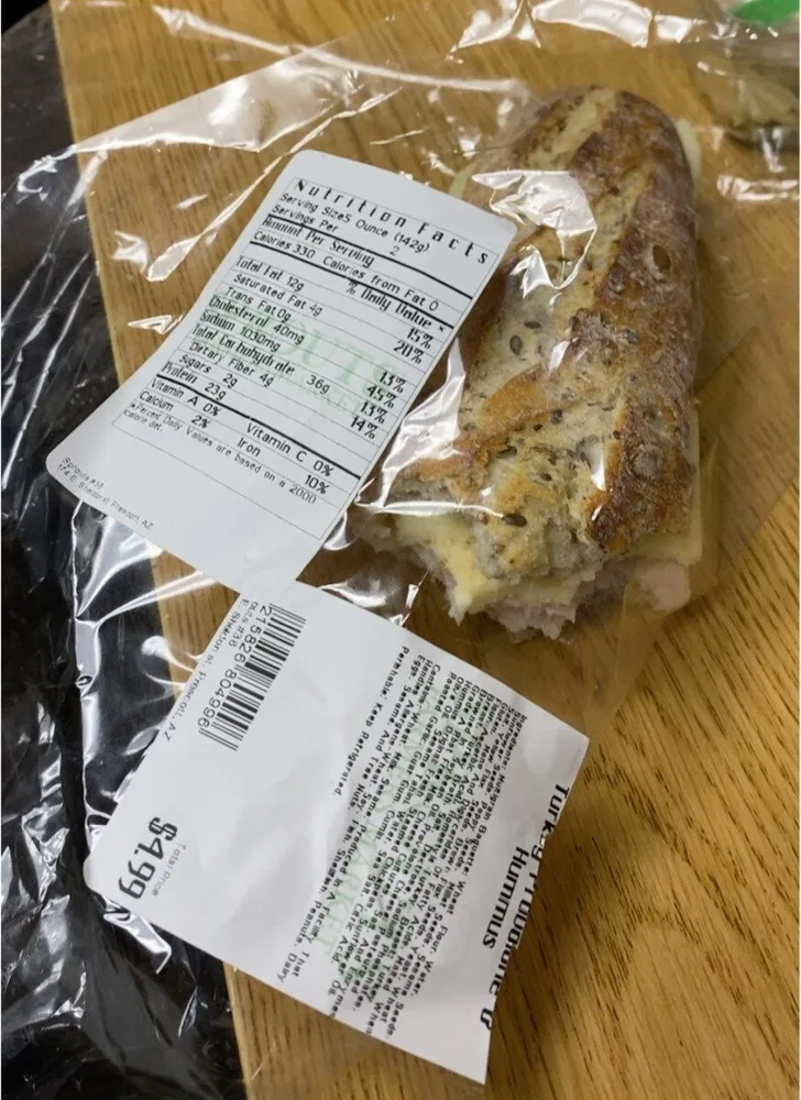 Turkey Provolone & Hummus