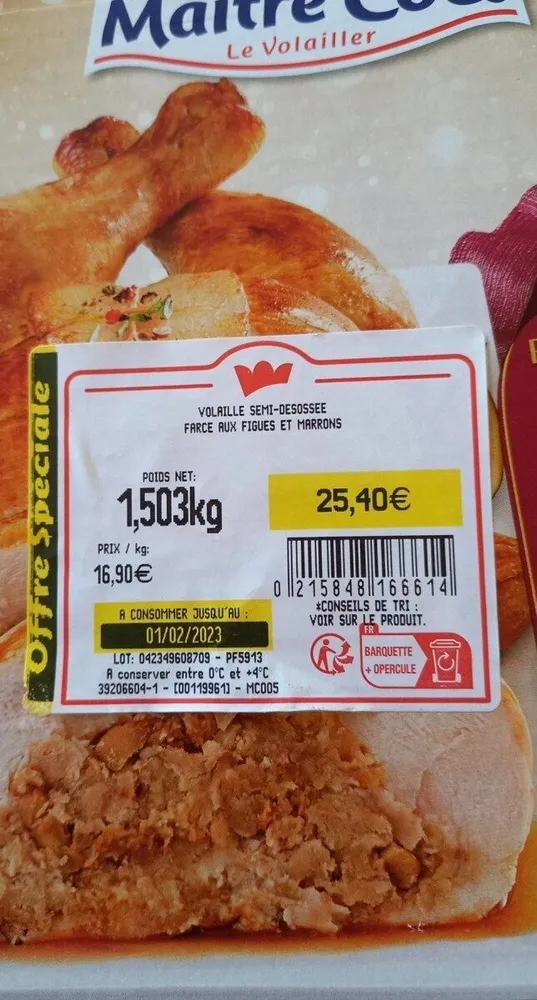 Volaille farcie