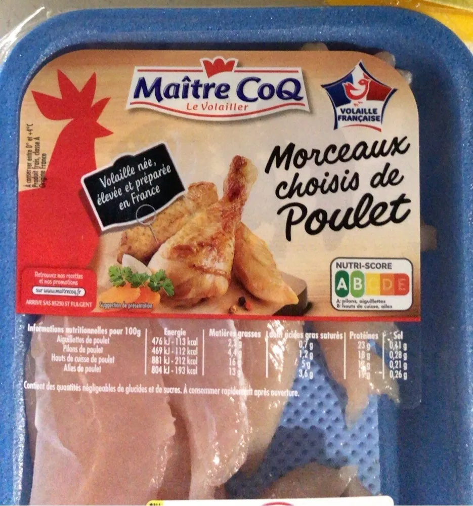 Morceaux choisis de poulet