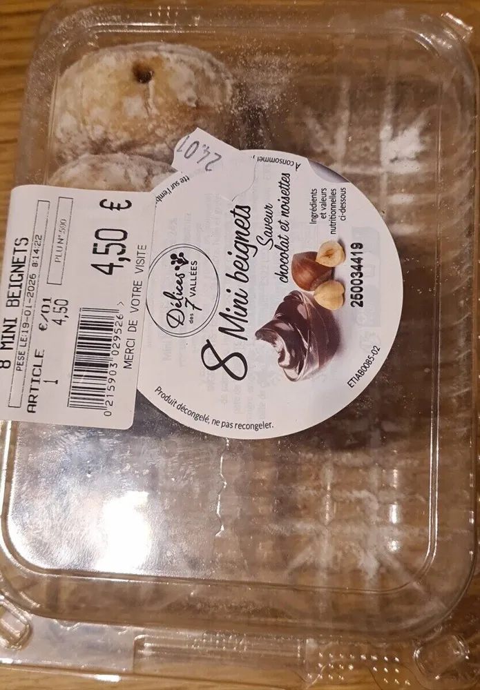 8 mini beignets