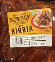 Seasoned Beef Chuck Roast For Birria