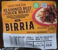 Seasoned Beef Chuck Roast