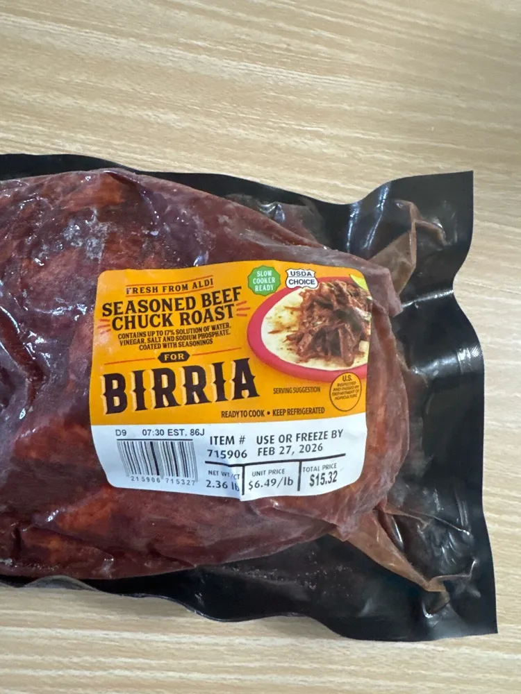 Seasoned Beef Chuck Roast