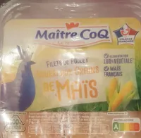 Filet de poulet nourri aux grains de maïs