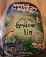 Chapon  nourri aux graines de lin