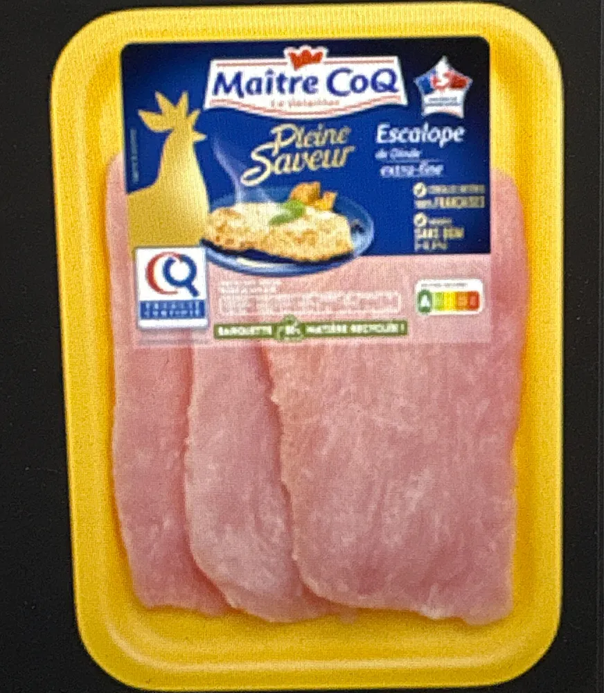 Escalope de dinde