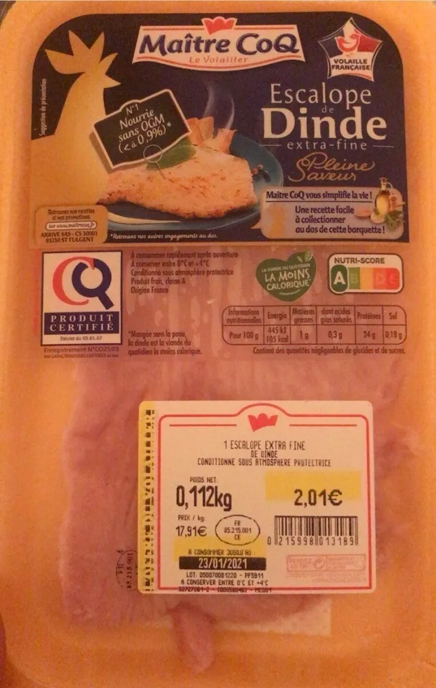 Escalode de dinde