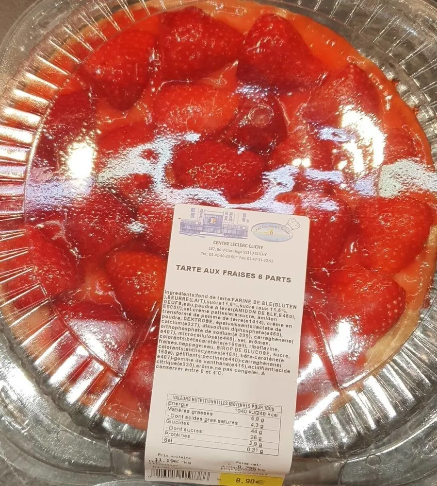 Tarte aux fraises