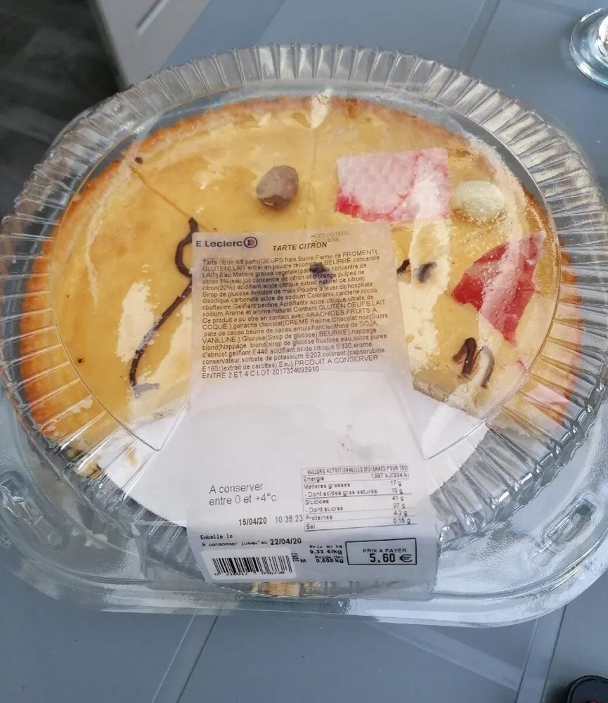 Tarte citron