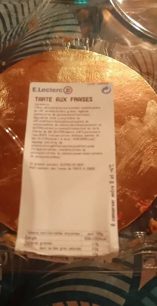 Tarte aux fraises