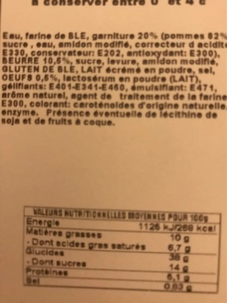 Jalousie aux pommes