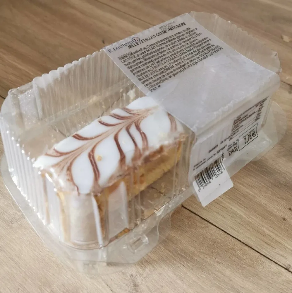 Mille feuille crème pâtissière