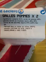 Grillés pommes