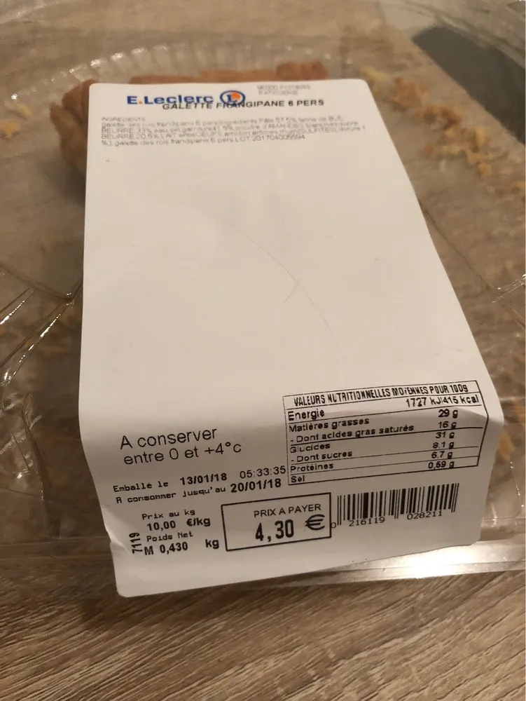 Galette Frangipane