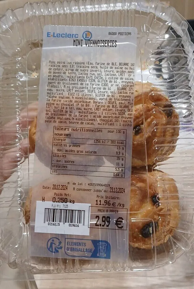 Mini viennoiseries