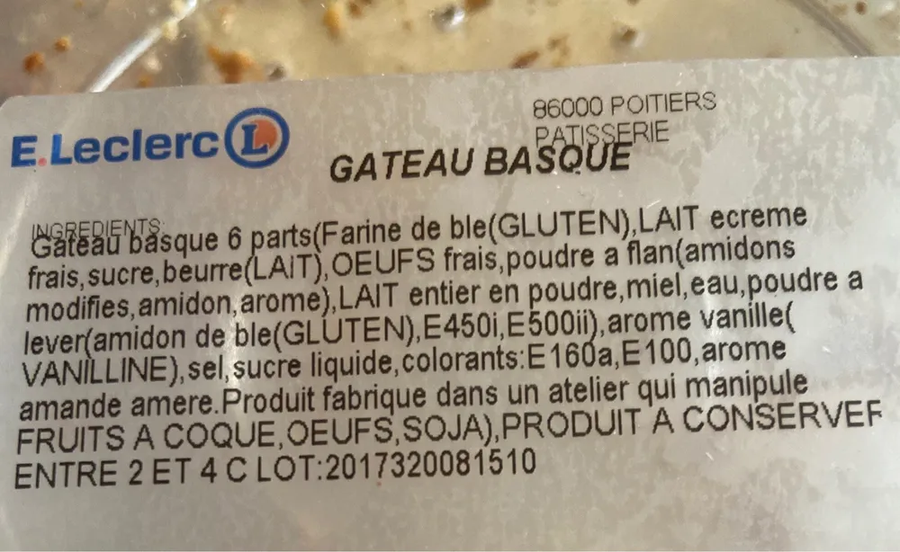 Gateau basque