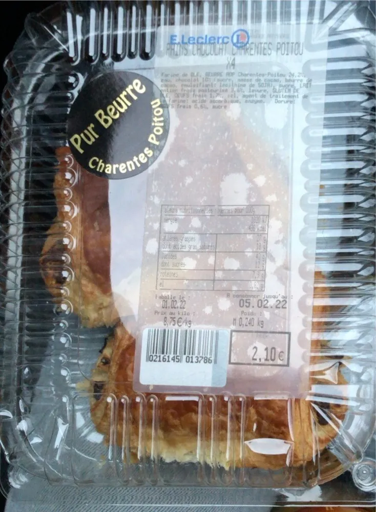 Pains aux chocolats