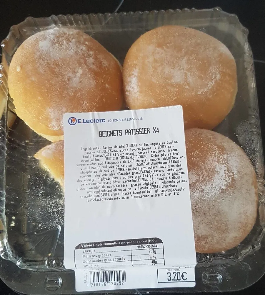 Beignets patissier x4