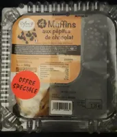 Muffins aux pépites de chocolat