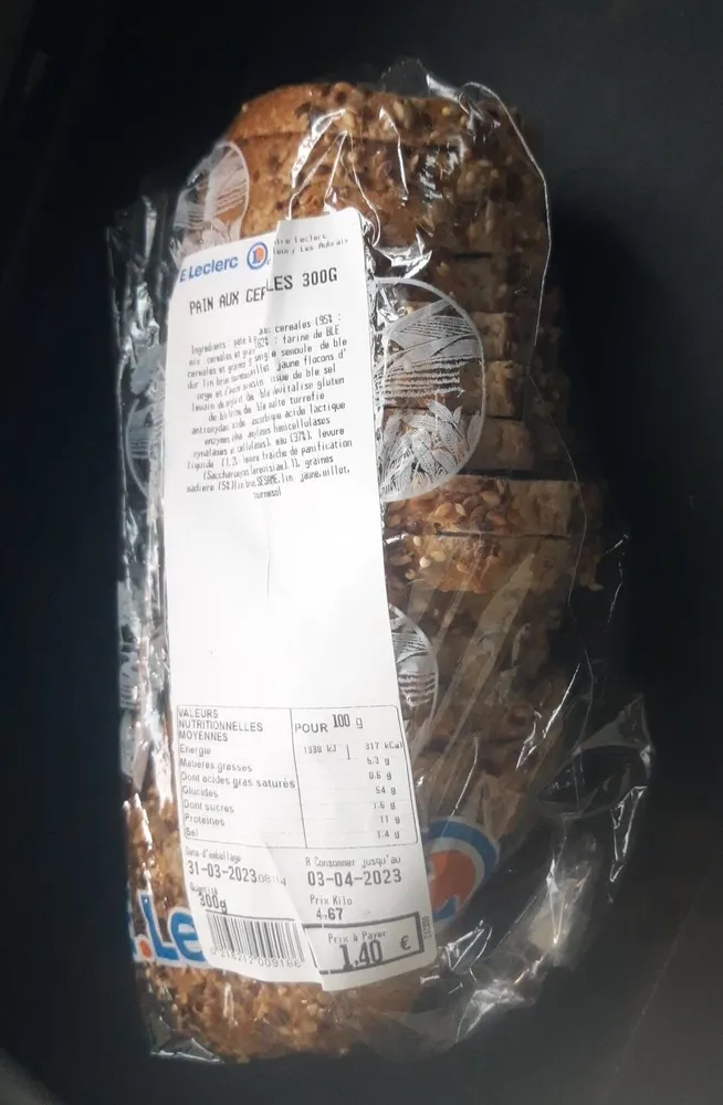 Pain aux céréales