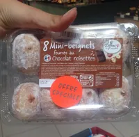 Mini-beignet fourrés au chocolat