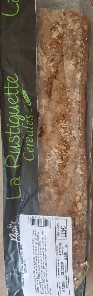 Baguette Rustiguette aux céréales
