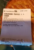Chaussons aux pommes x4 430gr