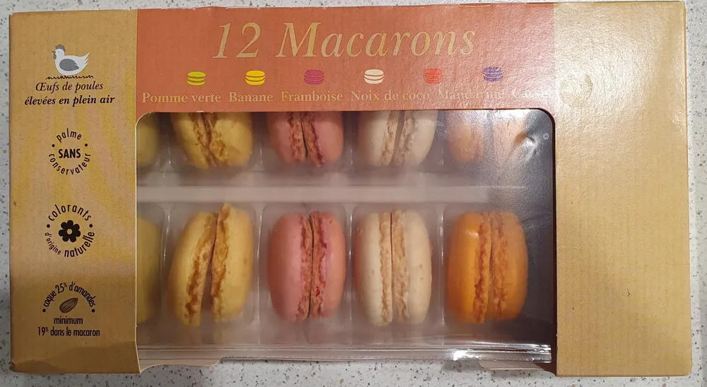 Macarons x12 Fruités