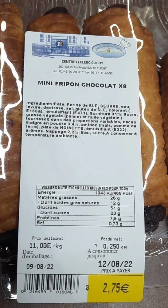 Mini fripon chocolat