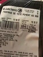 Fromage de tete