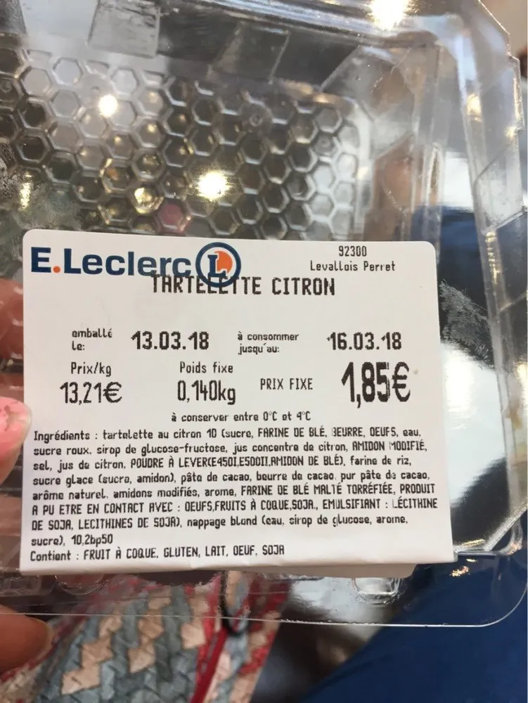 Tartelette citron